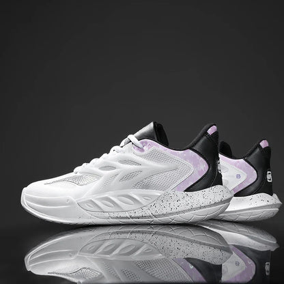 Men's Basketball Shoes Breathable Cushioning Non-Slip Wearable Runing Shoes Gym Training Athletic Basketball Sneakers for Men