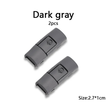 New Colorful Shoelaces Press buckle Metal Shoelace Clip Press Lock Kids Adult Shoes Accessories AF1 Sneaker Kits Metal Laces Tip