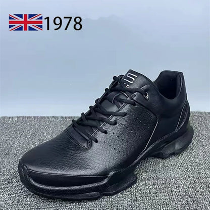 New Mens Casual Shoes Quality Genuine Leather Shoes For Men Lace-up Breathable Fashion Flats Male Black Shoes