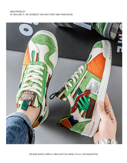 Large Size Men's White Sneakers Autumn Comfortable Non Slip Running Shoes Luxury Soft Sole Fashion Lace Up Outdoor Casual Shoes