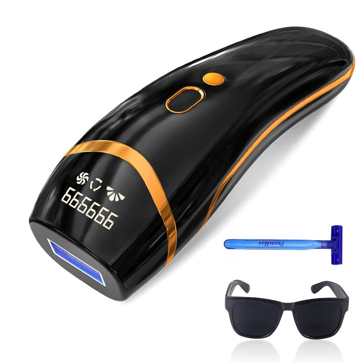 Laser Hair Removal, IPL Hair Removal Permanent for Women and Men, Hair Removal Device 999999 Flashes at-Home for Facial Legs Arms Whole Body Treatment