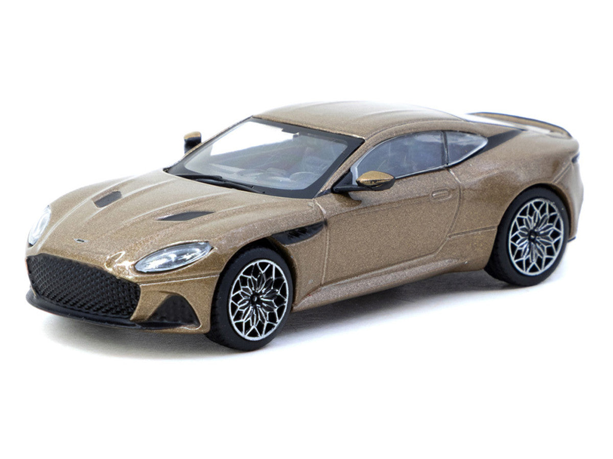 Aston Martin DBS Superleggera Brown Metallic "Global64" Series 1/64 Diecast Model Car by Tarmac Works