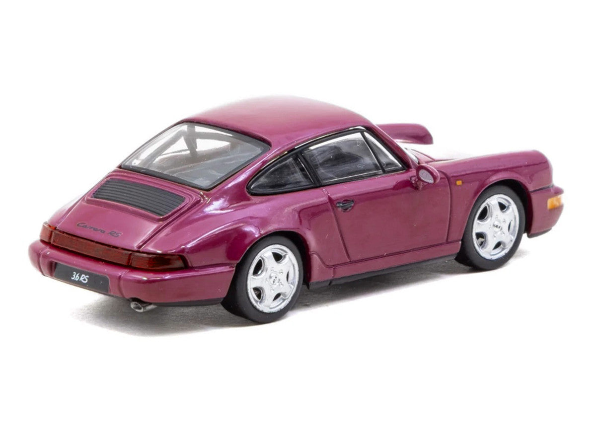 Porsche 911 Carrera RS (964) Ruby Star "Collab64" Series 1/64 Diecast Model Car by Schuco & Tarmac Works