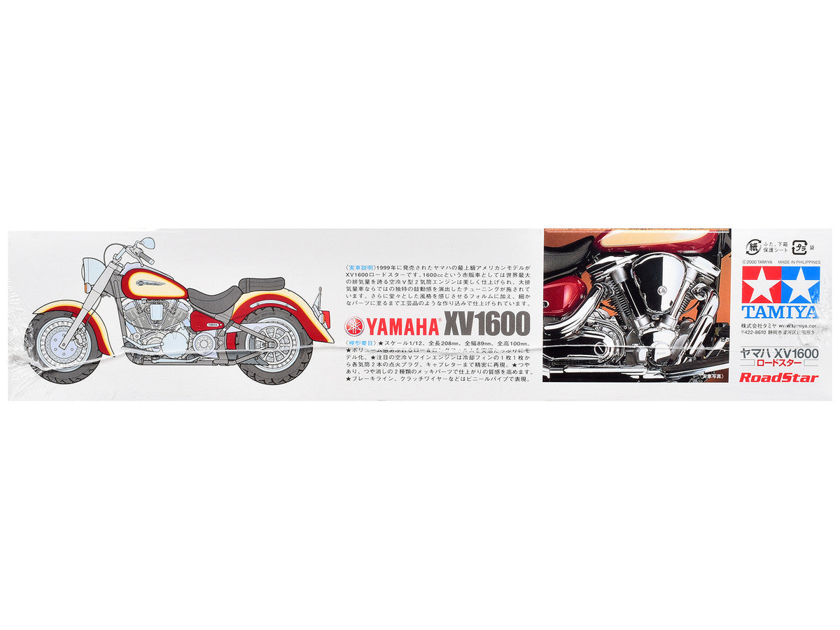 Model Kit Yamaha XV1600 RoadStar Motorcycle 1/12 Scale Model by Tamiya