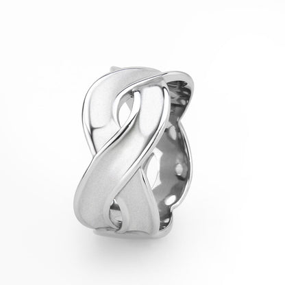 TK3866 - High polished (no plating) Stainless Steel Ring with NoStone in No Stone