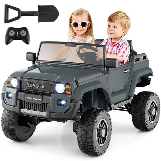 24V 2 Seater Ride on Car 4WD/2WD Switchable for Kids with Remote for Ages 3+-Red