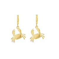 Dangling earrings with marine life pendants –lobster,crab, fish and turtle (K64A-K66A-K67A-K69A)