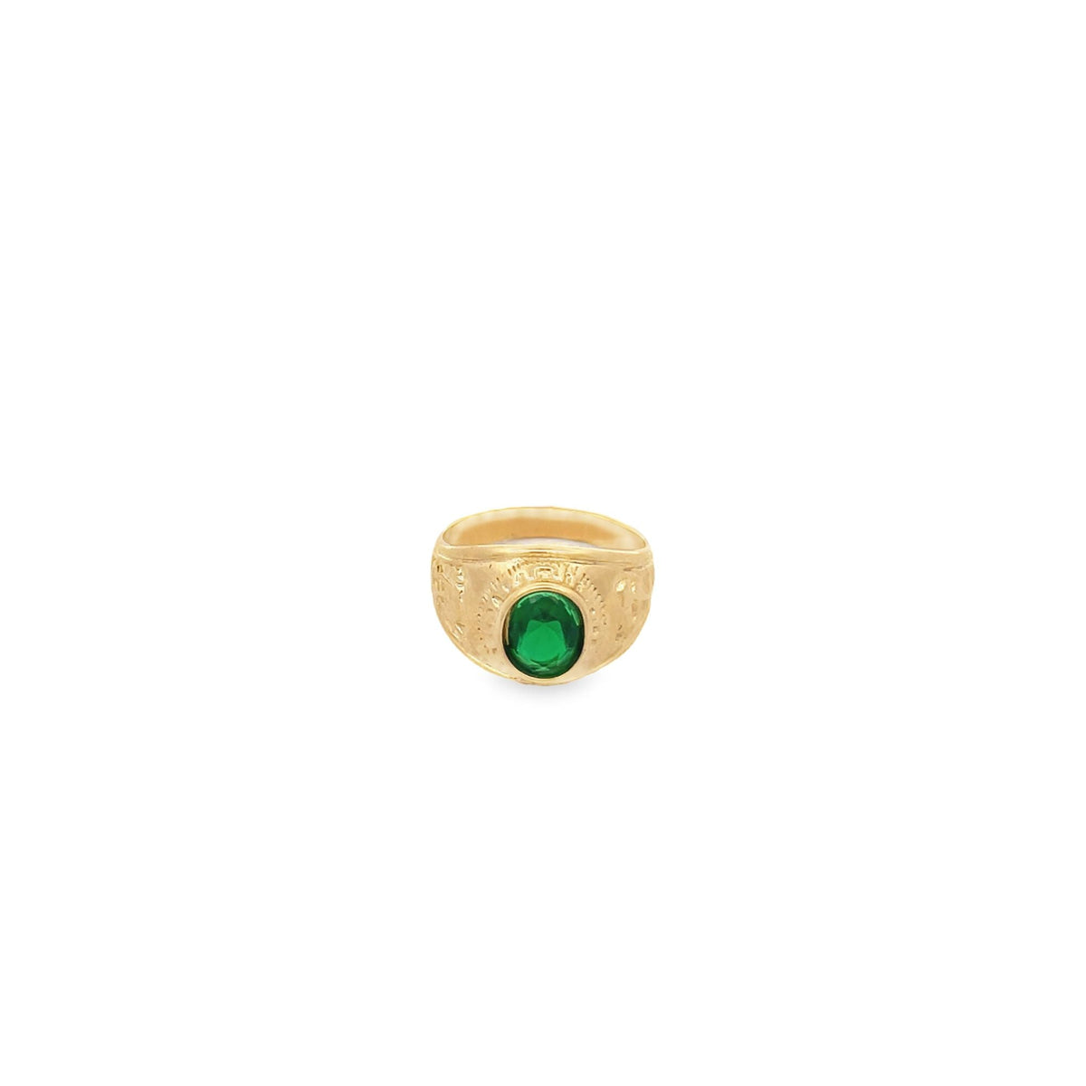 Thick Ring Band With Stone (D89)