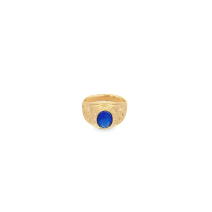 Thick Ring Band With Stone (D89)