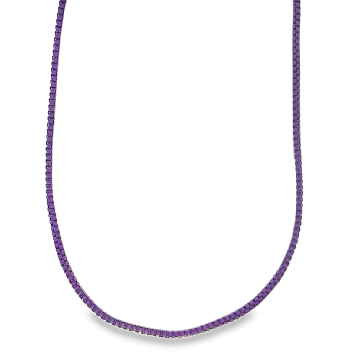 1mm Colorful Enamel Box Chains (G203-204)