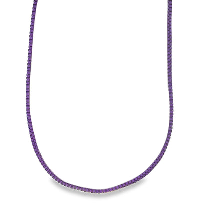 1mm Colorful Enamel Box Chains (G203-204)