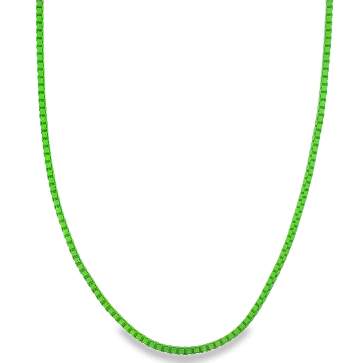 1mm Colorful Enamel Box Chains (G203-204)