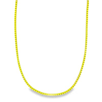 1mm Colorful Enamel Box Chains (G203-204)