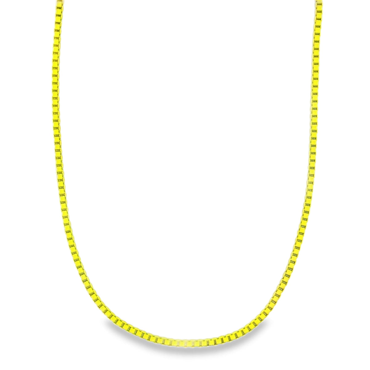 1mm Colorful Enamel Box Chains (G203-204)