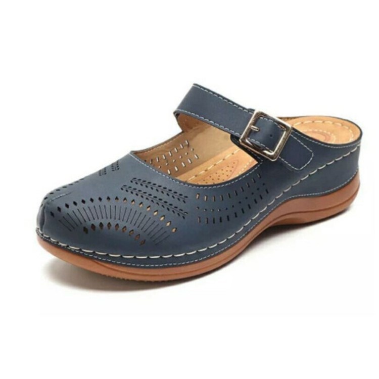 Women's Large Wedge Heel Vintage Scrub Air Breathable Sandals