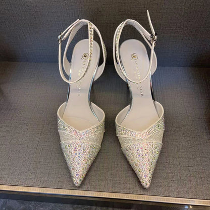 Elegant Hollow Stiletto Heels