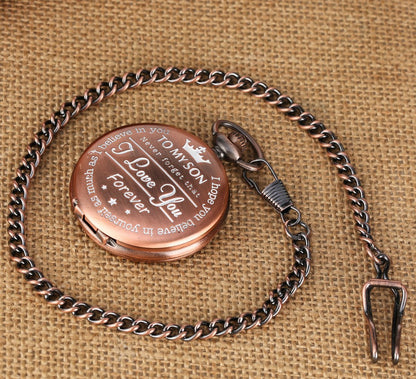 Quartz Pocket Watch - Stylish Gift for Mother's Day