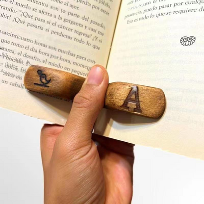 Wooden Bird Thumb Bookmark - Mother's Day Gift
