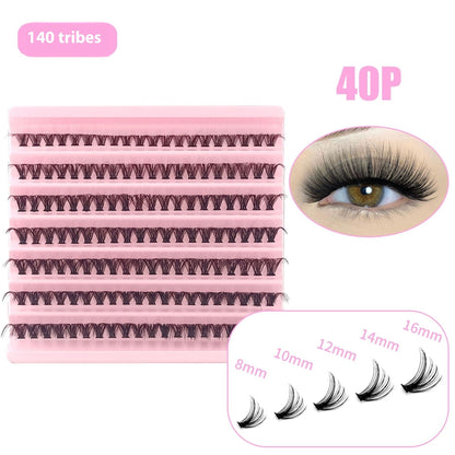 5D Messy 40p 60p Thick Hot Melt False Eyelashes