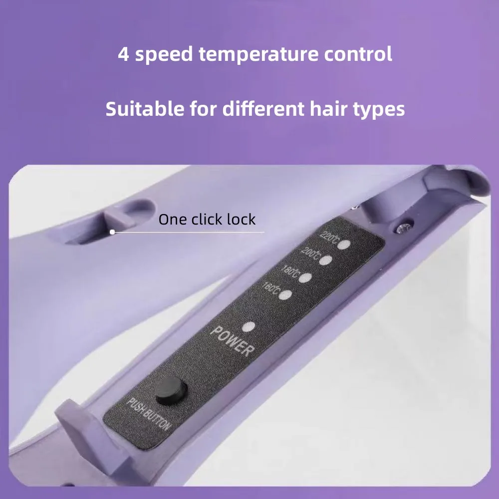 Hair Curling Iron 32mm Deep Wave Hair Curler 4 Temperature Adjustable Fast Heating Crimping Iron Styler Wand For All Hair Style