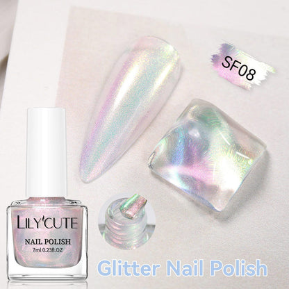 Quick-dry Metallic Mirror Nail Polish, No Baking Required
