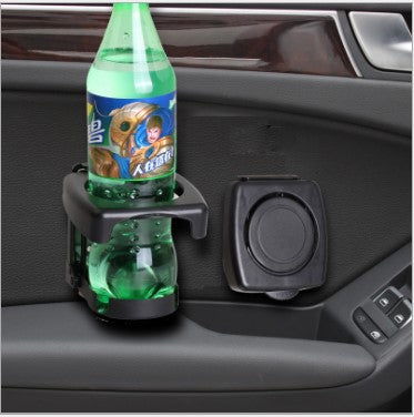 Car Cup Holder with Folding Water Bottle