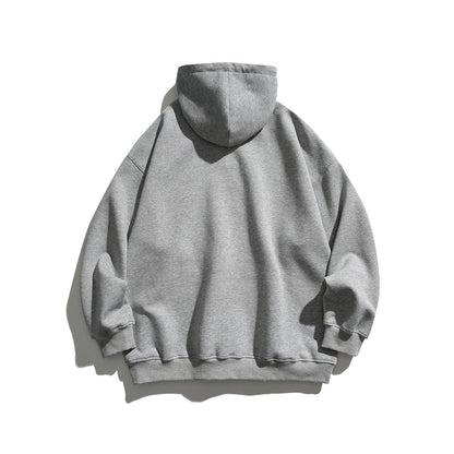 Simple Letter Embroidery Couple Hoodies Men And Women Casual Sweatshirt