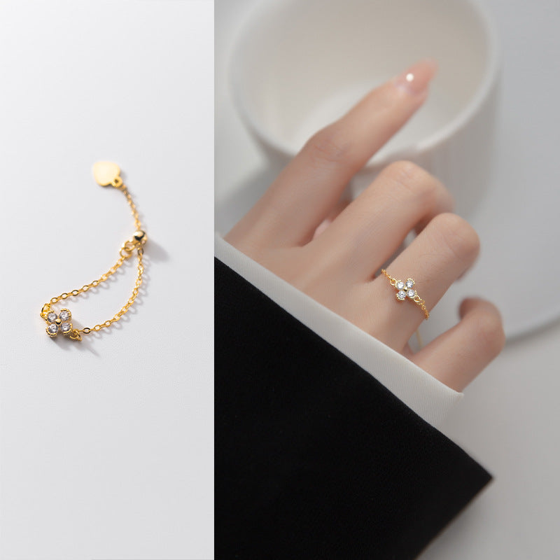 S925 Silver Ring Simple Graceful  Jewelry