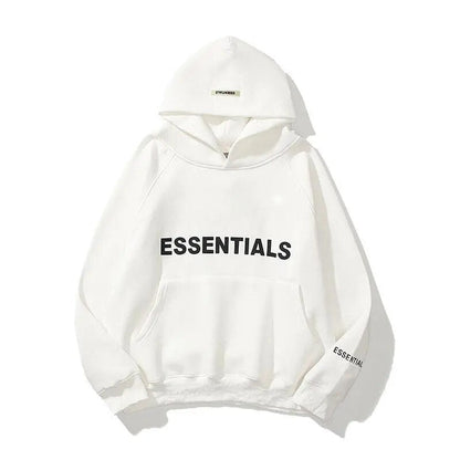 Essentials Hoodie Women and Men Reflective Letters