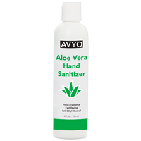 AVYO Aloe Vera Hand Sanitizer Fresh Fragrance Fast Drying 62% Ethyl Alcohol 8.0 oz
