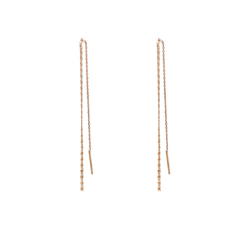 S925 Sterling Silver Ear Thread Female