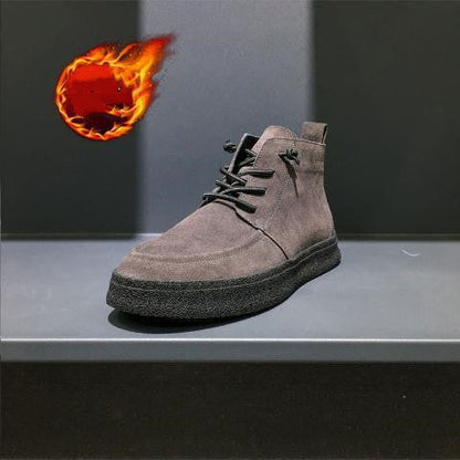 Trendy Casual High-Top Thick Sole Shoes
