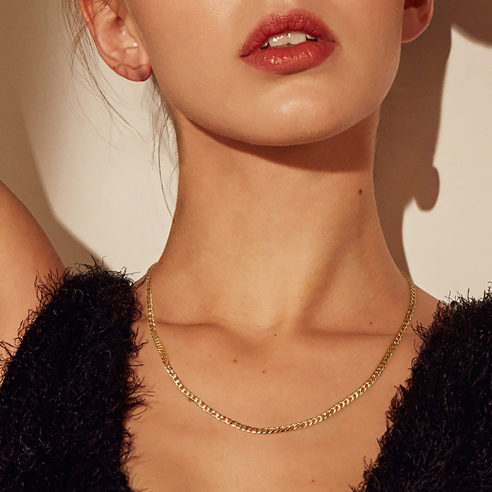 Fashion Thin Personality Carven Design Necklace