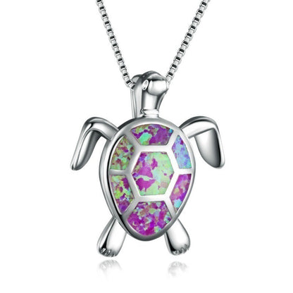 Fashion Turtle Simple Necklace Stud Earrings Set