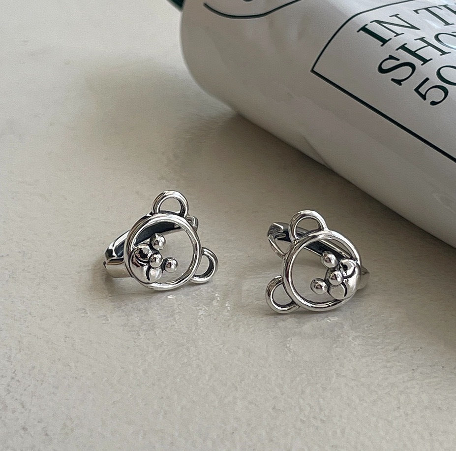 S925 Silver Hollow-out Earrings