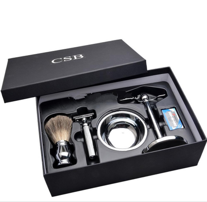 Shaving Kit with Beard Brush and Comb