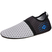Unisex Beach Water Shoes - Quick-Dry Mesh Swim & Yoga Shoes for Men/Women (Green/Blue/Red/Gray/Sky Blue, Sizes 35-46)
