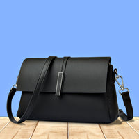 Women's Cowhide Tote Bag Simple Shoulder Messenger Bag