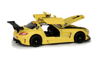 Mercedes Benz SLS AMG GT3 Matte Yellow 1/24 Diecast Model Car by Motormax
