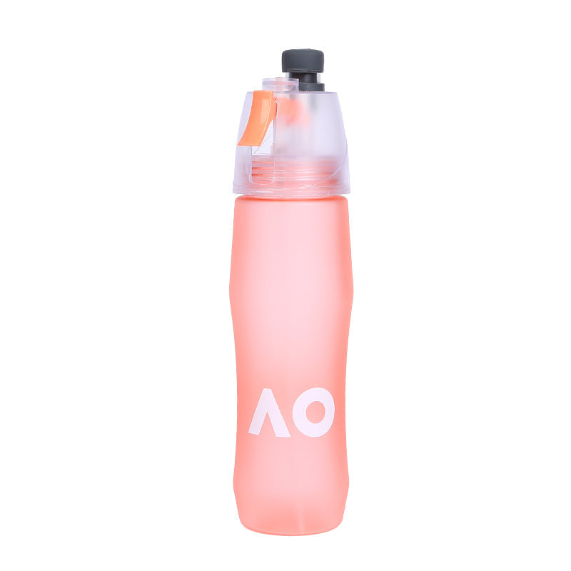 Plastic Spray Sports Water Bottle for Students