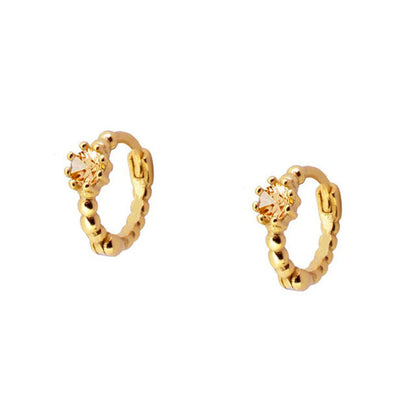Diamond Studded Ear Buckle S925 Versatile