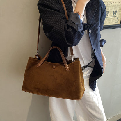 Womens Retro Stylish Simple Casual Crossbody Bag