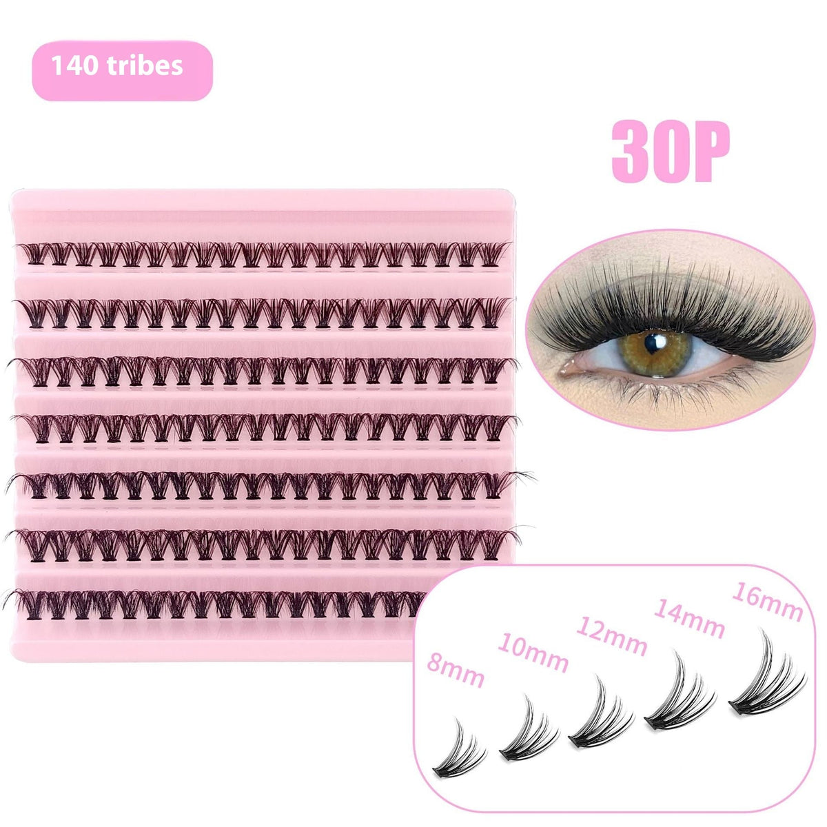 5D Messy 40p 60p Thick Hot Melt False Eyelashes