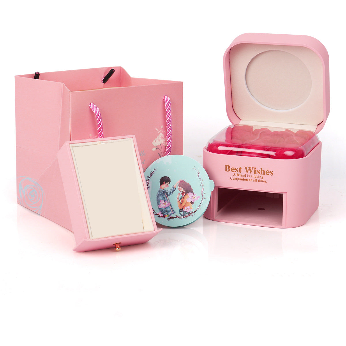 Tanabata Romantic Valentine's Day Ring Pendant Gift Box