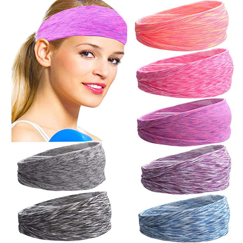 Hairband Sweat-absorbent Solid Color Fashion Yoga