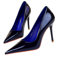 BIGTREE Shoes Patent Leather Women Pumps Sexy High Heels Pointed Lady Party Shoes Stilettos Women Heels Fashion Wedding Shoes