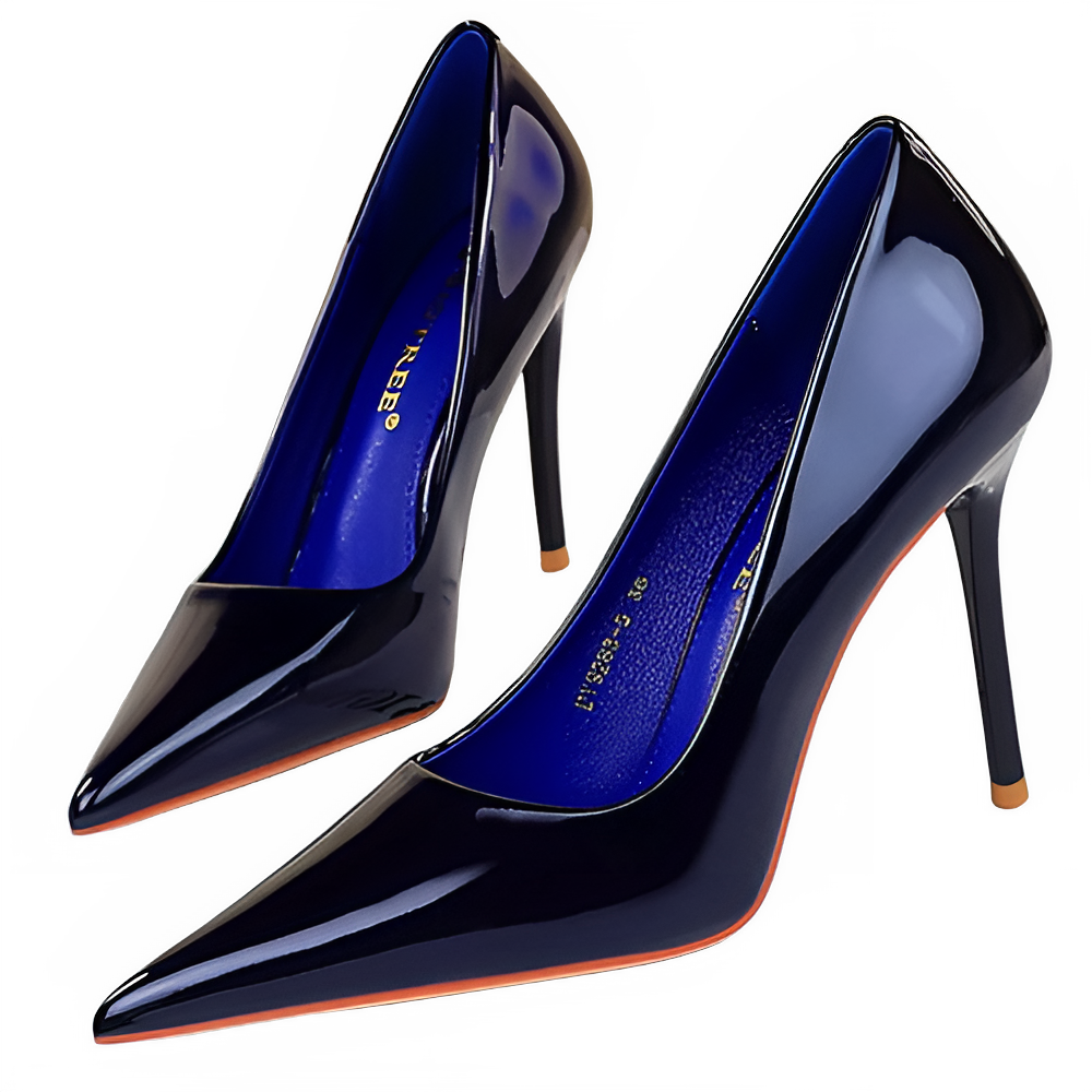 BIGTREE Shoes Patent Leather Women Pumps Sexy High Heels Pointed Lady Party Shoes Stilettos Women Heels Fashion Wedding Shoes
