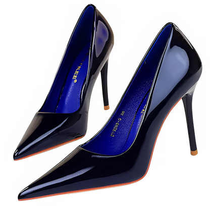 BIGTREE Shoes Patent Leather Women Pumps Sexy High Heels Pointed Lady Party Shoes Stilettos Women Heels Fashion Wedding Shoes