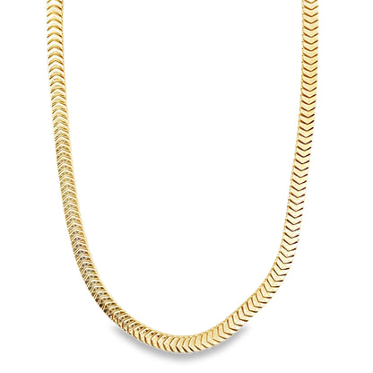Snake Chevron Designed Chain (F236B/I501)