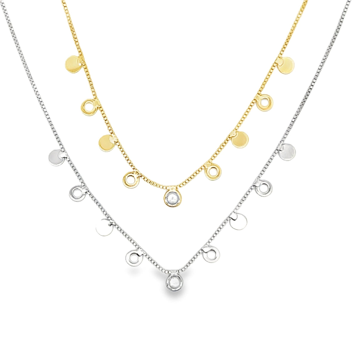 CZ Dangle Cable Chain